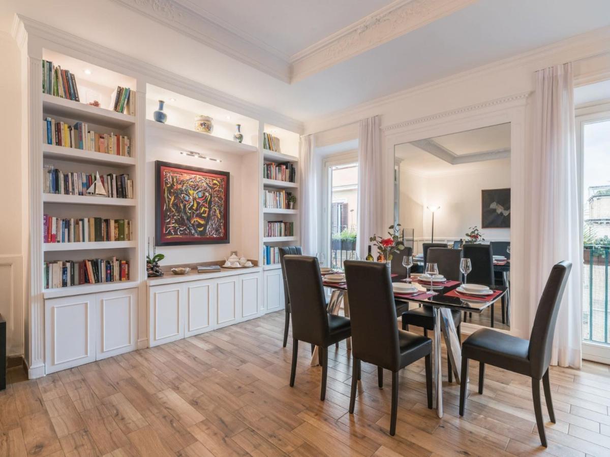 The Best Rent - Elegant Three-Bedroom Apartment A Few Steps From Fontana Di Trevi Luaran gambar